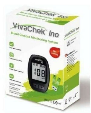 GLUCOMETRO VIVACHECK INO #VGM01-011 , 100 TIRAS DE PRUEBA