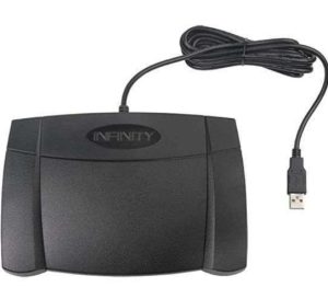 PEDAL TRANSCRIPCIÓN DIGITAL INFINITY EN USB 2, NEGRO EXECUTIVE COMMUNICATION SYSTEMS