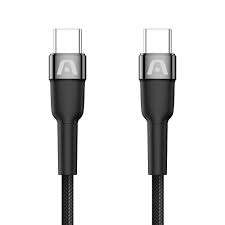CABLE USB/C CARGA RAPIDA 3MTS 65W ARGOM ARG-CB-0048BK