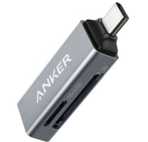 LECTOR DE TARJETAS SD,ANKER USB C 2 EN 1 PARA CÁMARA DIGITAL