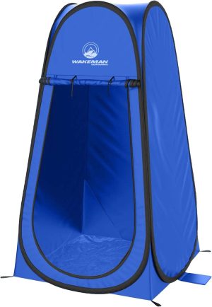 TIENDA DE CAMPAÑA PARA DUCHA, VESTIDOR O INODORO PORTATIL WAKEMAN #B0C92Y3JVF