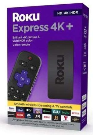 ROKU EXPRESS 4K STREAMING MEDIA STICK FULL HD 1080P # 3910MX