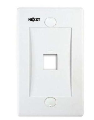 PLACA PLÁSTICA 1 PUERTO AW160NXT01 NEXXT