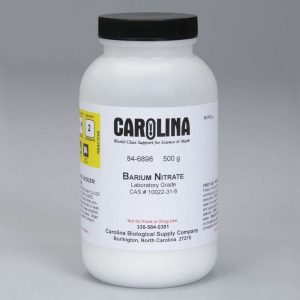 NITRATO DE BARIO, GRADO DE LABORATORIO, 500G 846898 CAROLINA BIOLOGICAL