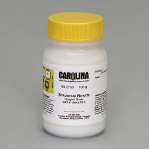 NITRATO DE ESTRONCIO, GRADO REACTIVO, 100G 892750 CAROLINA BIOLOGICAL