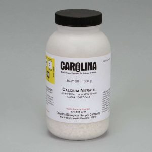 NITRATO DE CALCIO TETRAHIDRATO, 500G 852180 CAROLINA BIOLOGICAL