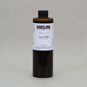 SOLUCIÓN DE YODO, 1,3% ACUOSA, 500 ML #869021. CAROLINA BIOLOGICAL