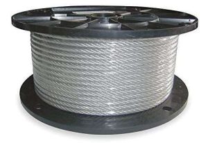 CABLE ACERO INOXIDABLE 1/4 250 FT 1400LB 1DLA4 DAYTON