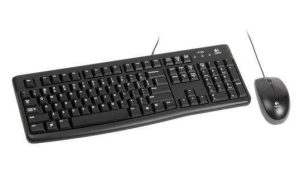 TECLADO/MOUSE ALAMBRICO USB INGLES LOGITECH MK-120