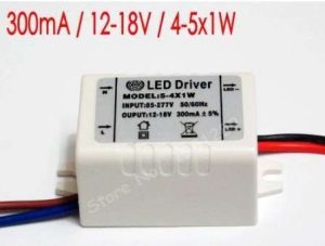 LED DRIVER 4-5VDC 1 WATT MODEL 4-5X1W
