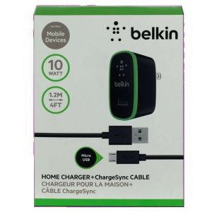 CARGADOR USB PARED BELKIN 2.1A C/CABLE USB MICRO