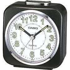 RELOJ DESPERTADOR CASIO TQ-143S-1 NEGRO
