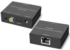 EXTENDER AUDIO DIGITAL OPTICO COAXIAL DIGITAL A RJ45