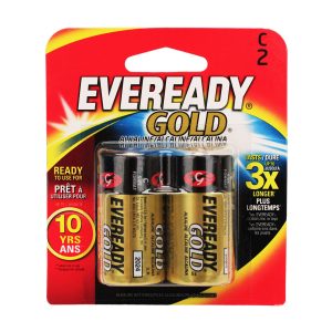 BATERIA C ALCALINA B/2 EVEREADY GOLD 93
