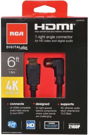 CABLE HDMI 1.8M 90 GRADOS DHH690SF RCA