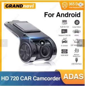 CAMARA PARA DASH GRANDNAVI HD 720P USB AUTO RECORDER FOR ANDROID