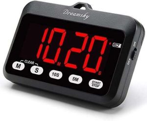 TIMER DREAMSKY B07HGN7F58 PROGRESIVO/REGRESIVO NEGRO