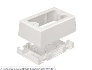 PANDUIT RACEWAY BOX SGL GANG TYPE JBX3510WH-A