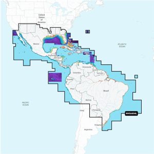 MAPA MEXICO Y CARIBE-INLAND AND COASTAL MARINE CHARTS GARMIN # 010-C1285-00